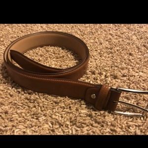 Set of 2 belts. size 38. One tan and one brown